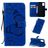 Mobigear Butterfly Samsung Galaxy A71 Hoesje Bookcase Portemonnee - Blauw