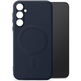 My Style Protective Flex Samsung Galaxy A55 MagSafe Hoesje Flexibel TPU Backcover - Marineblauw