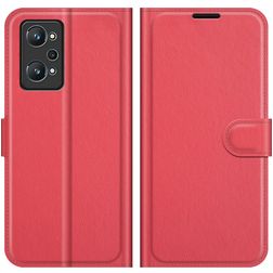 Mobigear Classic Realme GT Neo2 Hoesje Bookcase Portemonnee - Rood