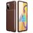 Mobigear Racing Samsung Galaxy M51 Hoesje Flexibel TPU Backcover - Bruin