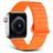 Decoded Traction Loop Siliconen Apple Watch Bandje Magneetsluiting - 49/46/45/44 mm - Apricot