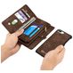 Caseme 008 iPhone 8 Plus Hoesje Uitneembare 2in1 Bookcase Portemonnee - Bruin