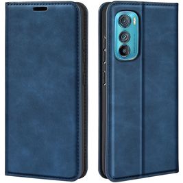 Mobigear Retro Slim Motorola Edge 30 Hoesje Bookcase Portemonnee - Blauw