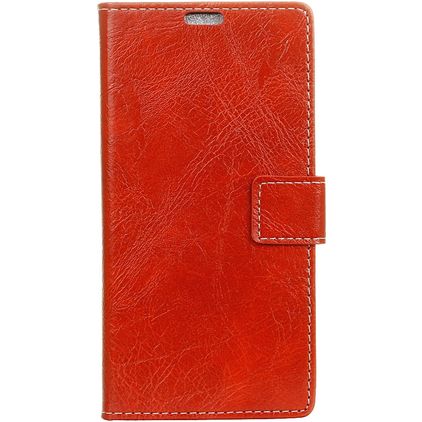Mobigear Basic Alcatel 1C (2019) Hoesje Bookcase Portemonnee - Rood