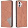 Mobigear Rhombus Slim Nothing Phone (1) Hoesje Bookcase - Bruin