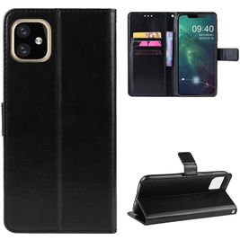 Mobigear Wallet iPhone 11 Hoesje Bookcase Portemonnee - Zwart