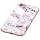 Mobigear Marble iPhone SE (2020) Hoesje Flexibel TPU Backcover - Wit