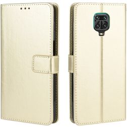 Mobigear Wallet Xiaomi Redmi Note 9S Hoesje Bookcase Portemonnee - Goud