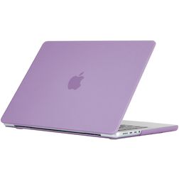Mobigear Matte MacBook Pro 16 Inch (2021-2024) Hoes Hardshell Laptopcover MacBook Case - Paars - Model A2485 / A2780 / A2991