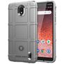 Mobigear Rugged Shield Nokia 1 Plus Hoesje Flexibel TPU Backcover Shockproof - Grijs