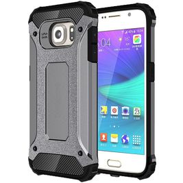 Mobigear Outdoor Samsung Galaxy S6 Hoesje Hardcase Backcover Shockproof - Grijs Mobigear Outdoor Samsung Galaxy S6 Hoesje Hardcase Backcover Shockproof - Grijs