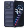 Mobigear Bumpy Realme 9 Pro Plus Hoesje Flexibel TPU Backcover - Donkerblauw