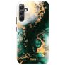 MIO Samsung Galaxy A34 MagSafe Hoesje Hardcase Backcover - Green Marble