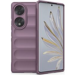 Mobigear Bumpy HONOR 70 Hoesje Flexibel TPU Backcover - Paars