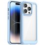 Mobigear Crystal iPhone 15 Pro Hoesje Hardcase Backcover - Transparant / Blauw