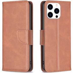 Mobigear Excellent iPhone 15 Pro Hoesje Bookcase Portemonnee - Bruin