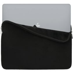 Mobiparts Neoprene Neopreen Laptop Sleeve 16 inch Laptop hoes - Zwart
