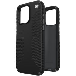 Speck Presidio2 Grip iPhone 15 Pro Max Hoesje Hardcase Backcover Shockproof - Zwart