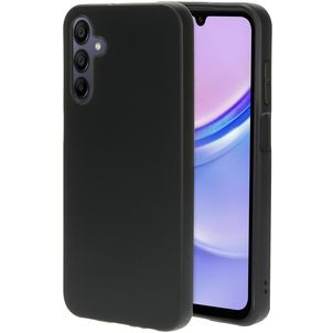 Mobiparts Classic Samsung Galaxy A15 Hoesje Flexibel TPU Backcover - Matt Black