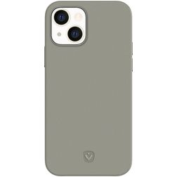 Valenta Snap Luxe iPhone 13 Hoesje Echt Leer Backcover - Grijs
