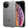 Mobigear Rugged Shield iPhone 12 Pro Max Hoesje Flexibel TPU Backcover Shockproof - Grijs