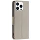 Mobigear Excellent iPhone 16 Pro Max Hoesje Bookcase Portemonnee - Grijs