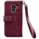 Mobilize Gelly Zipper Samsung Galaxy A6 Plus (2018) Hoesje Uitneembare 2in1 Clutch - Bordeaux