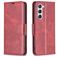 Mobigear Excellent Samsung Galaxy S25 Hoesje Bookcase Portemonnee - Rood