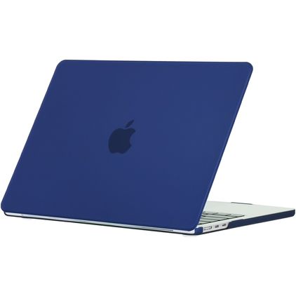 Mobigear Matte MacBook Air 15 Inch (2023-2026) Hoes Hardshell Laptopcover MacBook Case - Marineblauw - Model A2941 / A3114 / A3241 / A3448