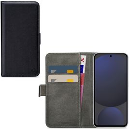 Mobilize Classic Gelly Wallet Samsung Galaxy S24 FE Hoesje Bookcase Portemonnee - Zwart