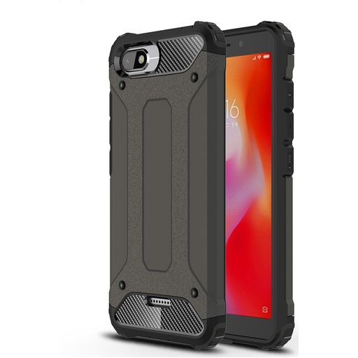 Mobigear Outdoor Xiaomi Redmi 6A Hoesje Hardcase Backcover Shockproof - Bruin