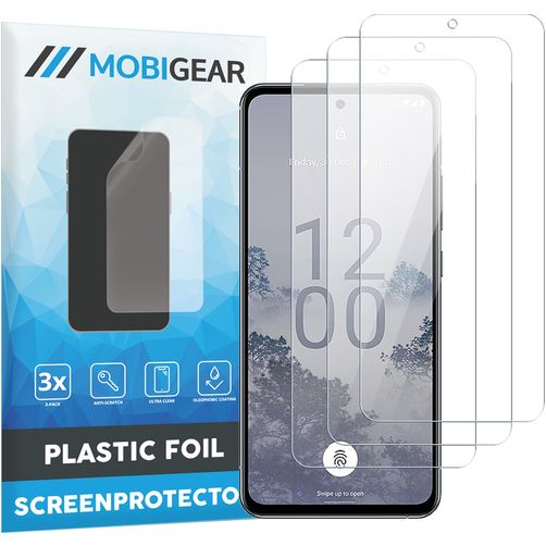 Mobigear Nokia X30 Screenprotector Folie - Case Friendly (3-Pack)