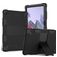 Mobigear ShieldStand Samsung Galaxy Tab A8 10.5 (2021) Hoes Hard Kunststof,Siliconen Backcover + Standaard - Zwart