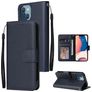Mobigear Wallet iPhone 14 Plus Hoesje Bookcase Portemonnee - Marineblauw