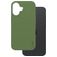 CARE by PanzerGlass Fashionable iPhone 16 Siliconen MagSafe Hoesje Backcover - Groen