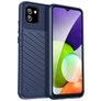 Mobigear Groove Samsung Galaxy A03 Hoesje Flexibel TPU Backcover - Blauw