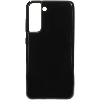 Mobiparts Classic Samsung Galaxy S21 FE Hoesje Flexibel TPU Backcover - Zwart