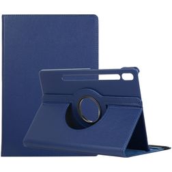 Mobigear DuoStand Samsung Galaxy Tab S9 Hoes Draaibare Bookcase - Blauw