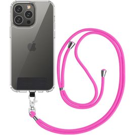 Mobigear Nylon Lanyard Universeel Telefoonkoord Verstelbaar - Paars
