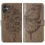 Mobigear Butterfly Samsung Galaxy A05 Hoesje Bookcase Portemonnee - Grijs