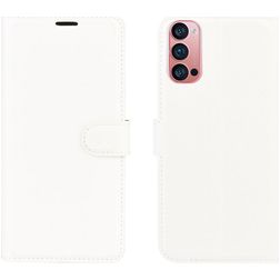 Mobigear Classic OPPO Reno 4 Pro 5G Hoesje Bookcase Portemonnee - Wit