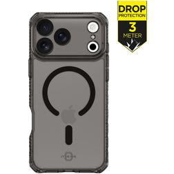 ITSKINS Level 2 HybridMagFrost R iPhone 17 Pro Max MagSafe Hoesje Hardcase Backcover Shockproof - Zwart