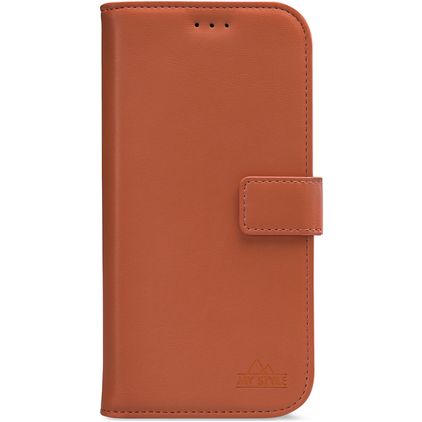 My Style Flex Wallet iPhone 15 Pro Hoesje Bookcase Portemonnee - Rust Red