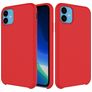 Mobigear Rubber Touch iPhone 11 Siliconen Hoesje Backcover - Rood