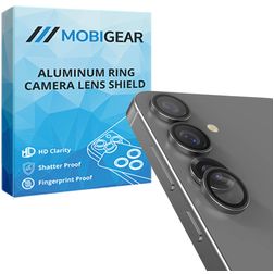 Mobigear Single Samsung Galaxy S25 Glazen Camera Lens Protector - Case Friendly - Zilver
