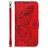 Mobigear Butterfly Samsung Galaxy S25 Hoesje Bookcase Portemonnee - Rood