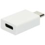 Mobiparts Data Blocker USB-C naar USB-C Adapter - Wit