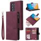 Mobigear Zipper Huawei P40 Pro Hoesje Bookcase Portemonnee - Rood