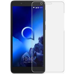 Mobigear Alcatel 1C (2019) Glazen Screenprotector - Case Friendly