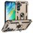 Mobigear Armor ring Samsung Galaxy S24 FE Hoesje Hardcase Backcover Shockproof met Ringhouder - Goud